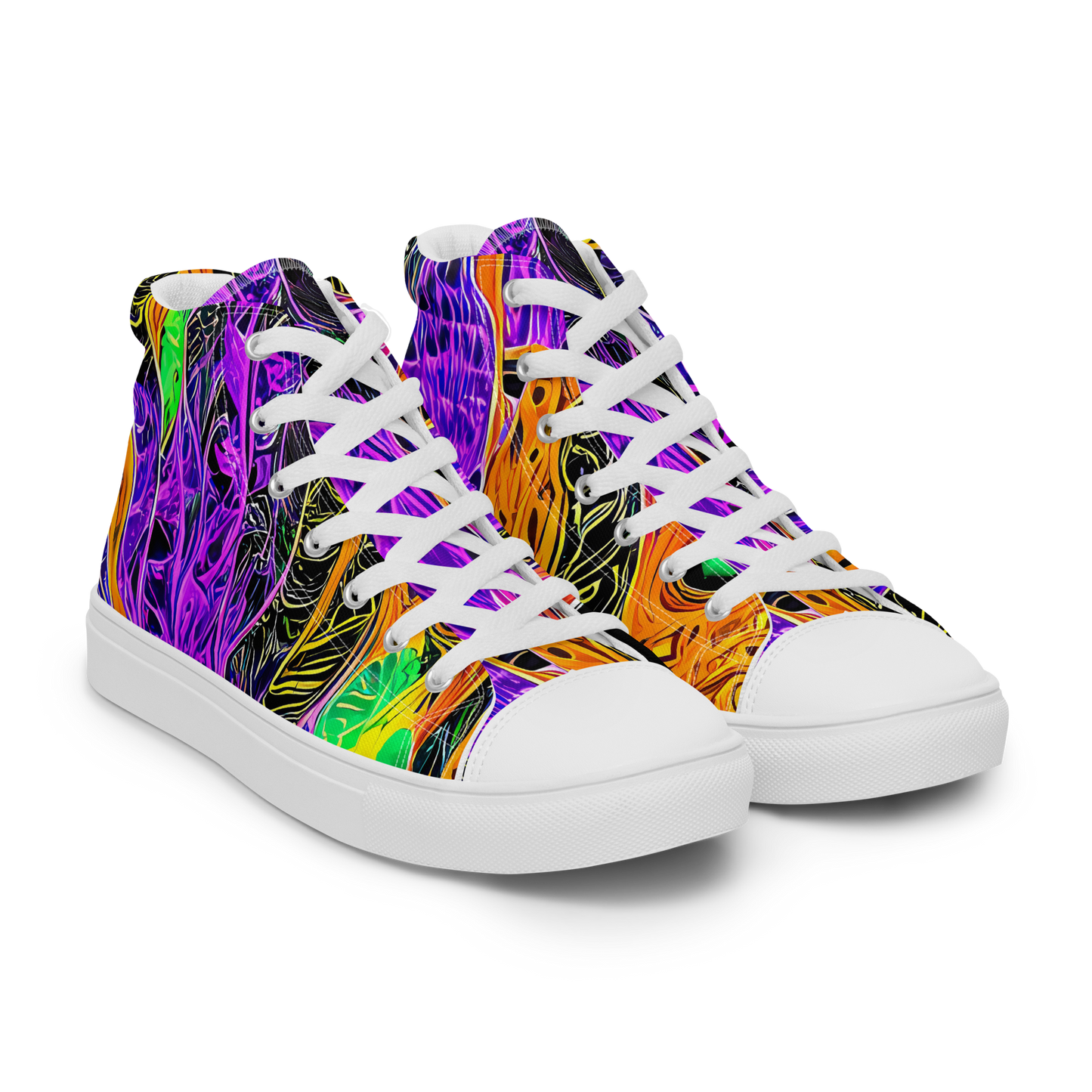 Women's High Top Canvas Shoes - Cooper's Vision