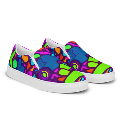 Men's Slip-On Canvas Shoes - Funky Vortex