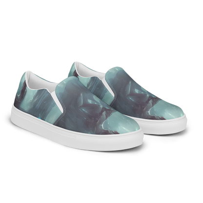 Women's Slip-On Canvas Shoes - Liquid Serenity