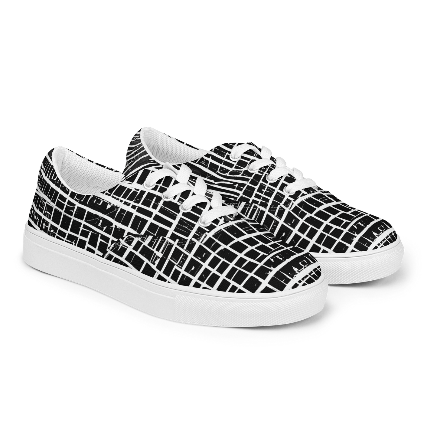 Women's Lace-Up Canvas Shoes - Urban Pulse