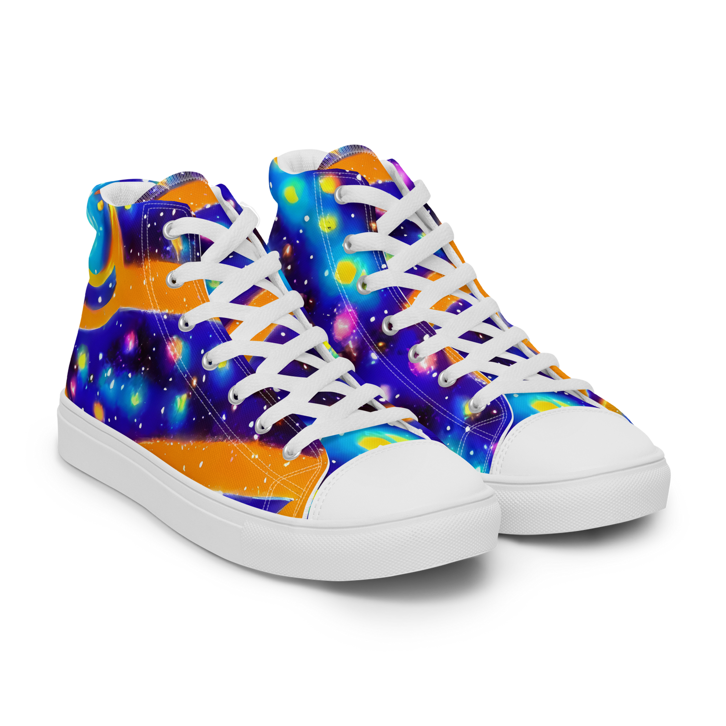 Men's High Top Canvas Shoes - Epic Orbit