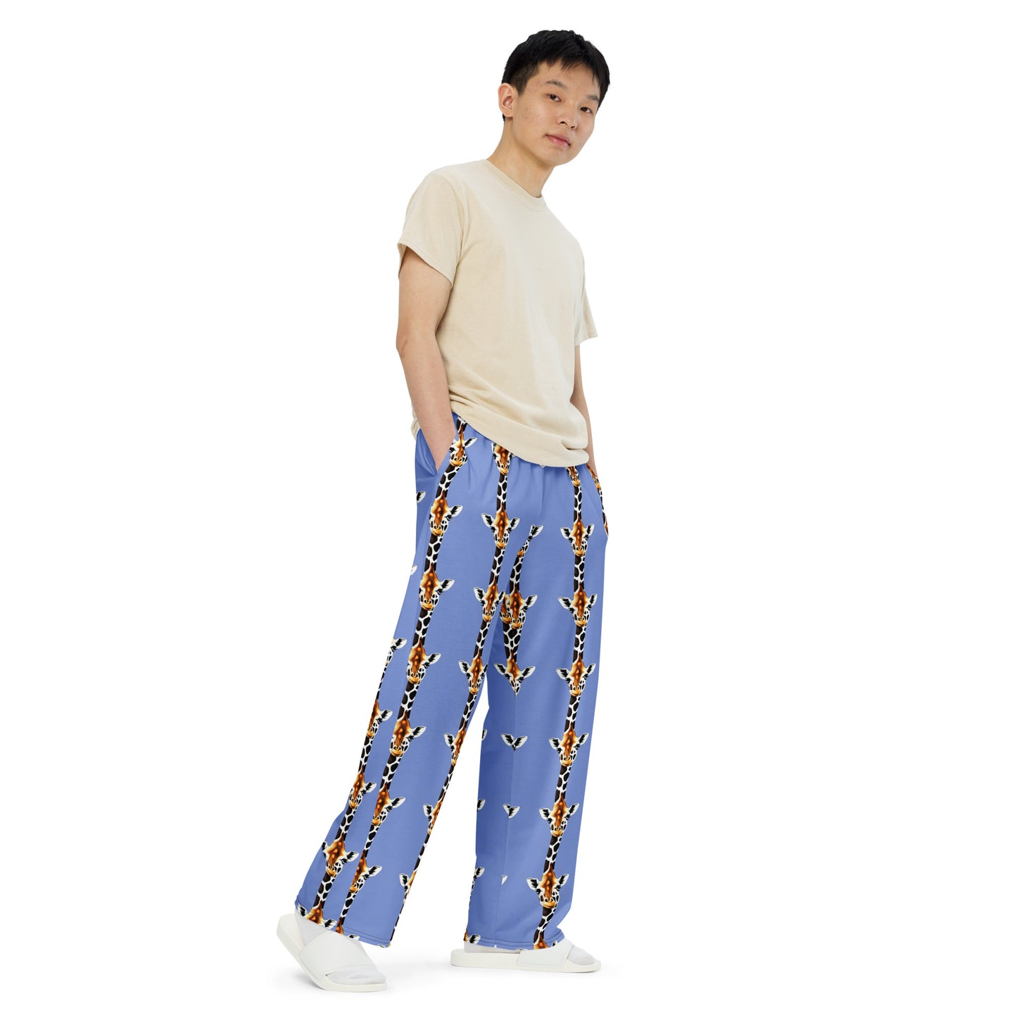 Wide-Leg Pants - Giraffe Glow