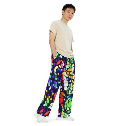 Wide-Leg Pants - Bubble Fantasia