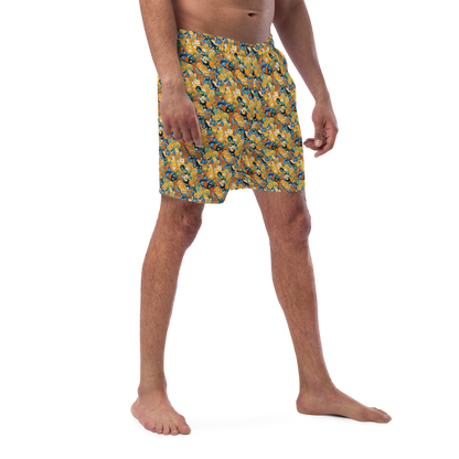 Swim Trunks - Whimsical Feline Dance