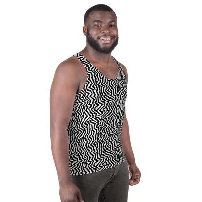 Men's Tank Top - Static Swirl