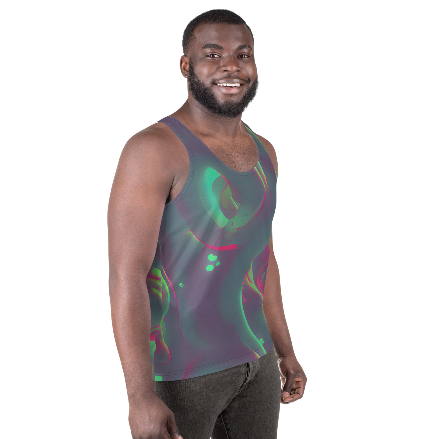 Men's Tank Top - Neon Whisper