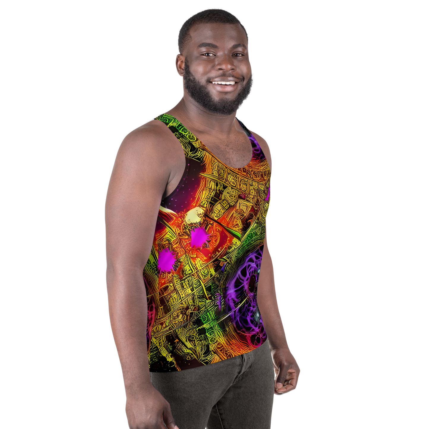 Men's Tank Top - Neon Glyphworks