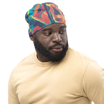 Beanie - Neon Aurora