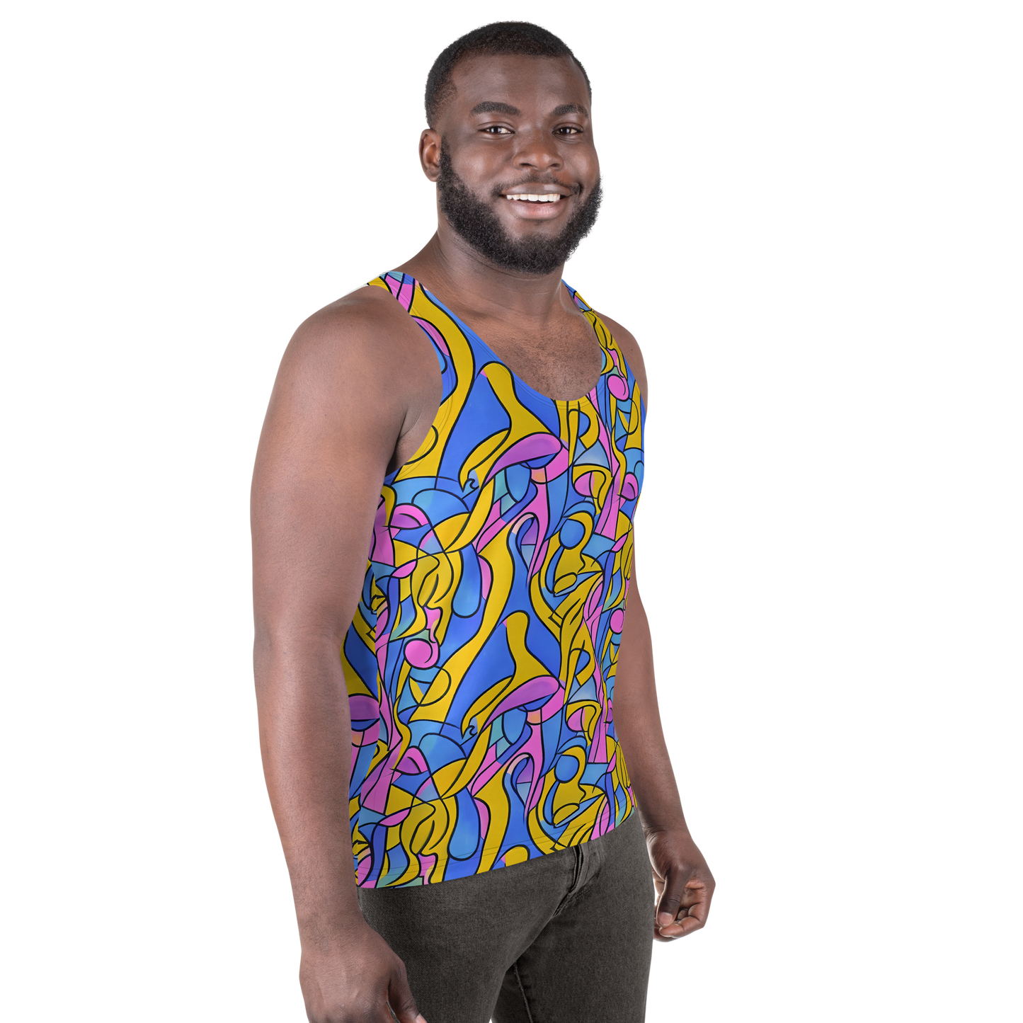 Men's Tank Top - Cosmic Curves