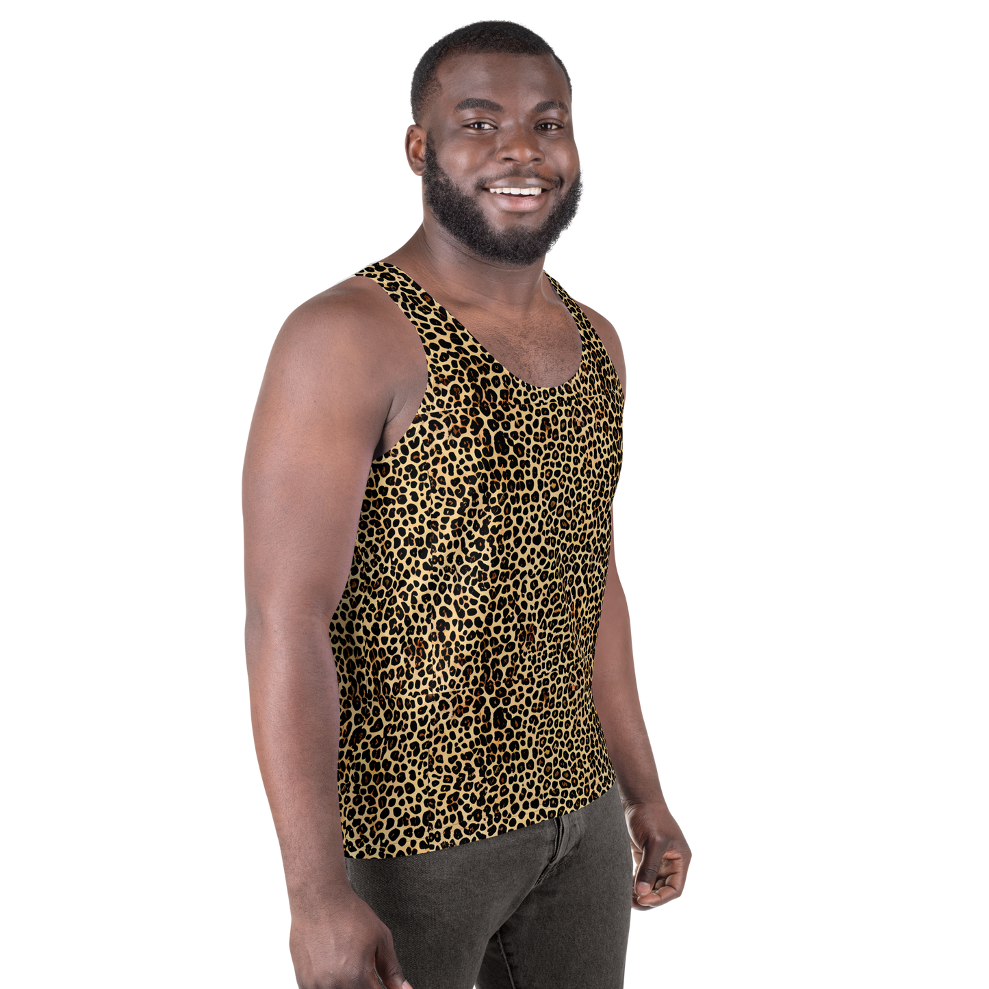 Men's Tank Top - Cheetah Mosaic