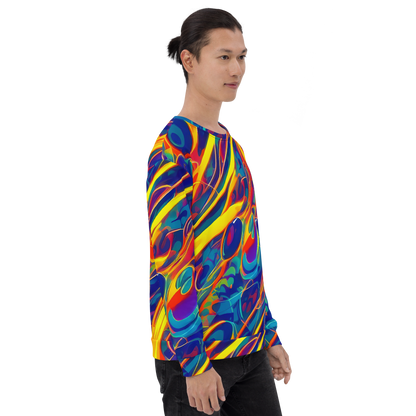 Sweatshirt - Abstract Blaze