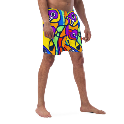 Swim Trunks - Kaleido Fish