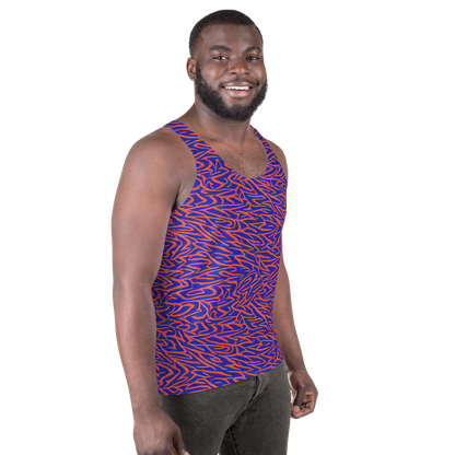 Men's Tank Top - Sapphire Swirl