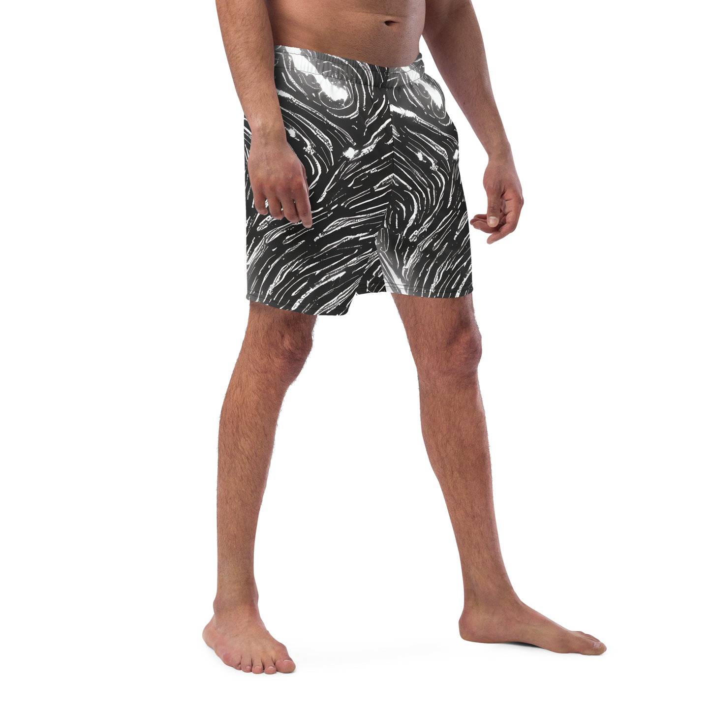 Swim Trunks - Silver Swirl