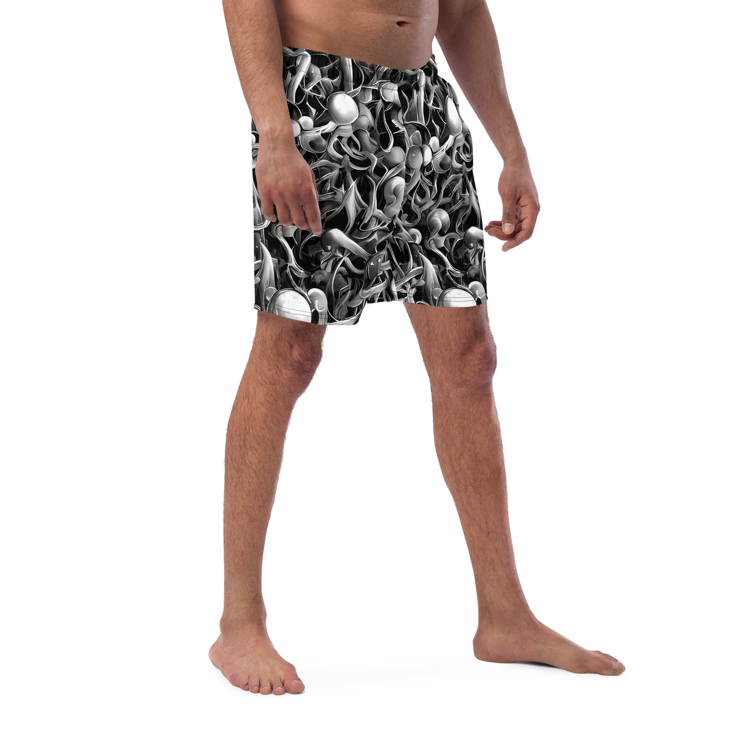 Swim Trunks - Fluid Monochrome