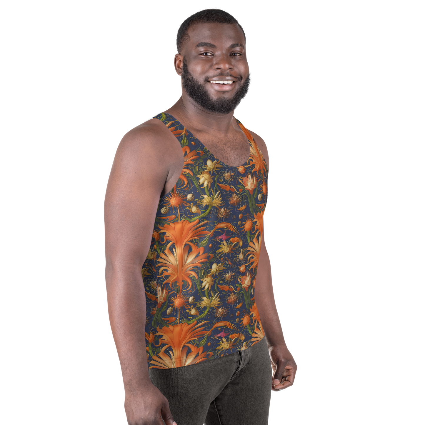 Men's Tank Top - Stellar Blooms