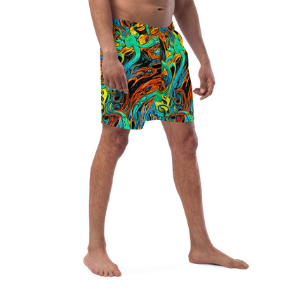 Swim Trunks - Flaming Mirage