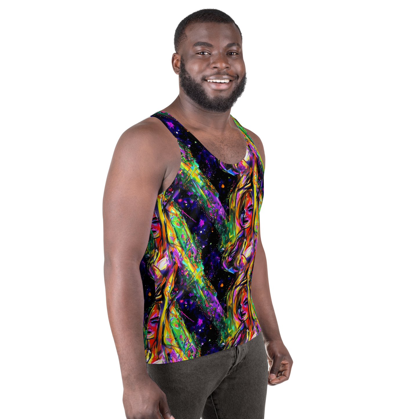 Men's Tank Top - Galactic Flamenco