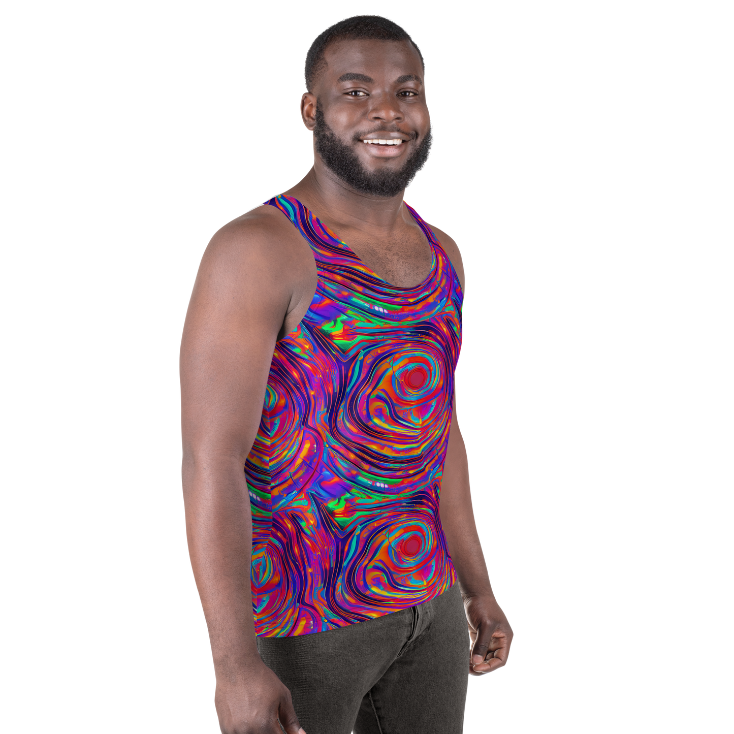 Men's Tank Top - Quantum Spiral