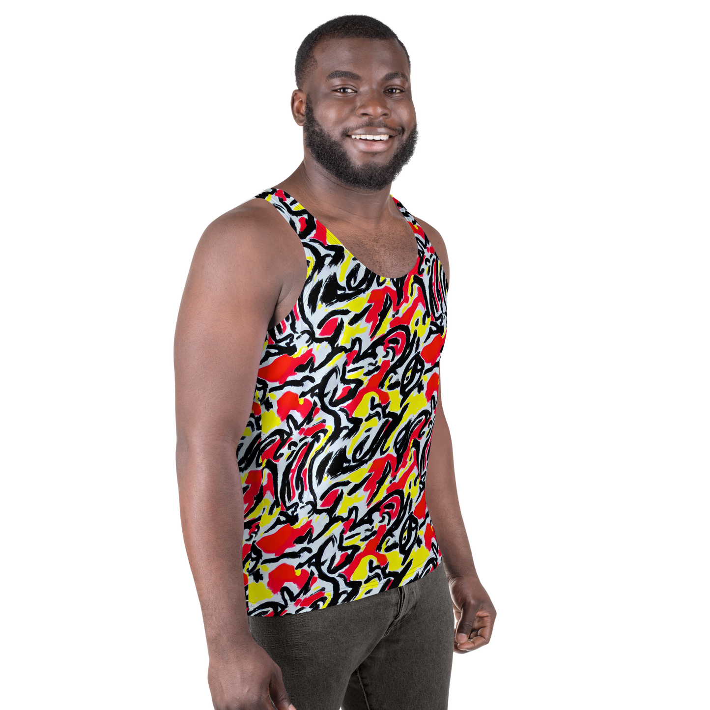 Men's Tank Top - Cosmic Brushstrokes