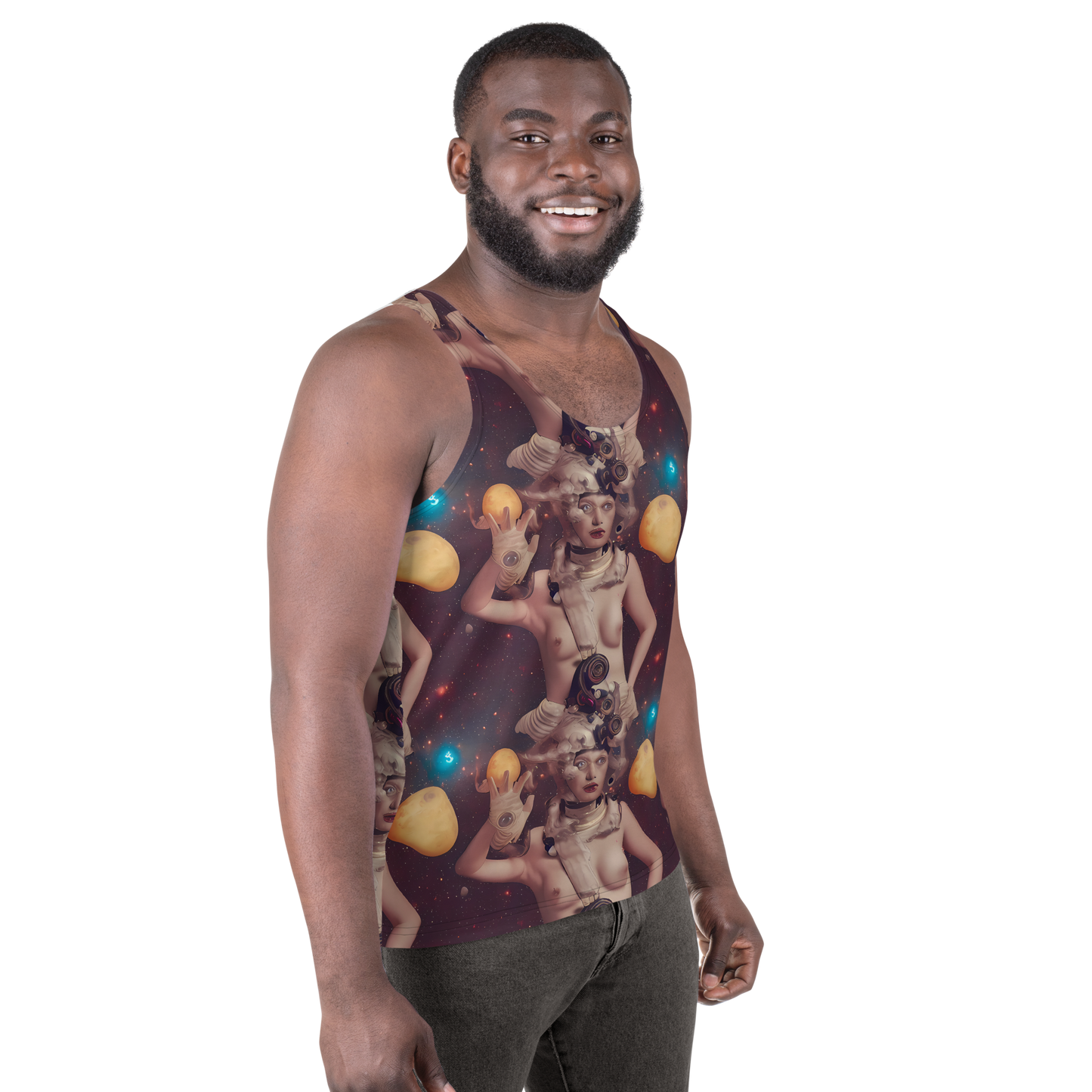 Men's Tank Top - Nebula Siren