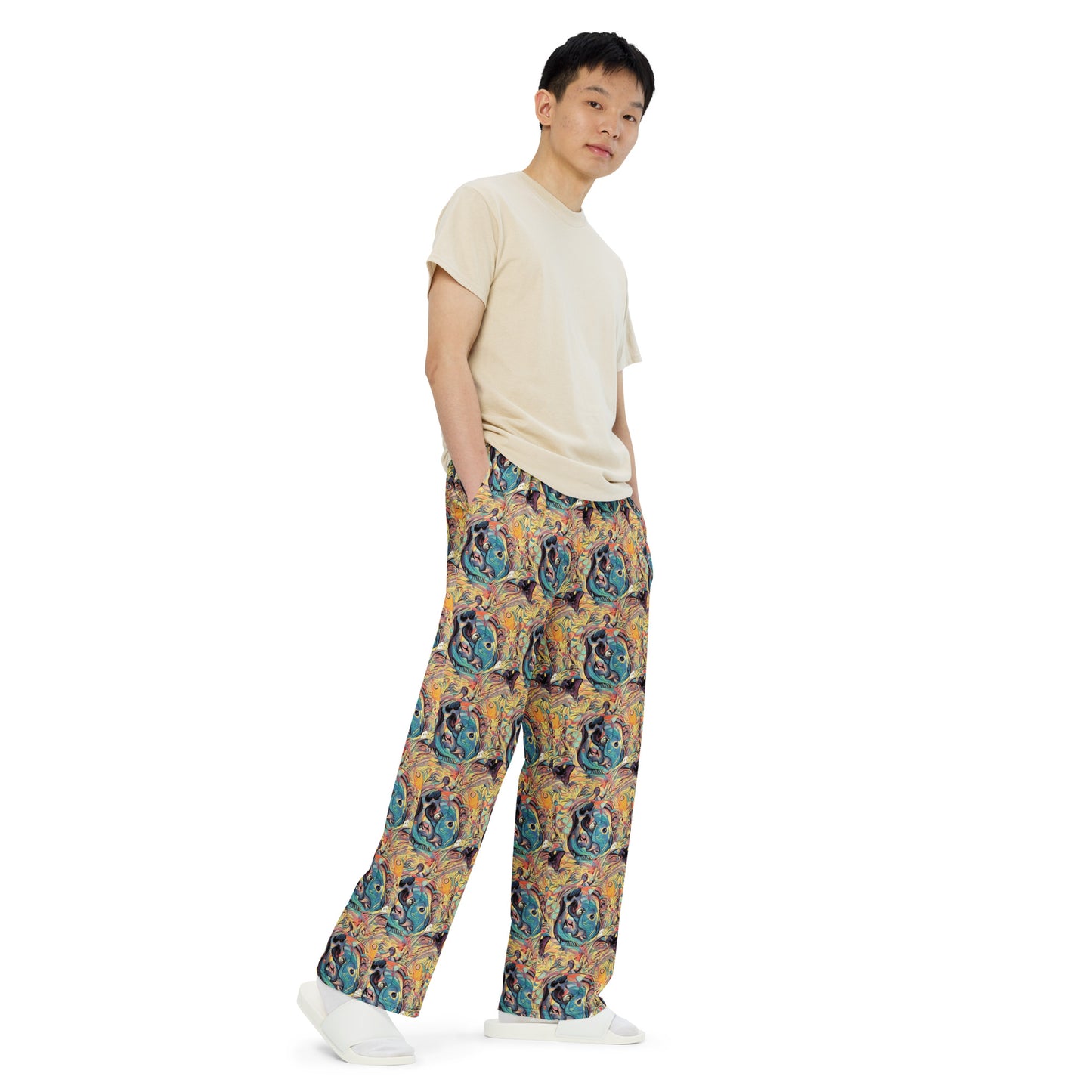 Wide-Leg Pants - Harmonic Dream