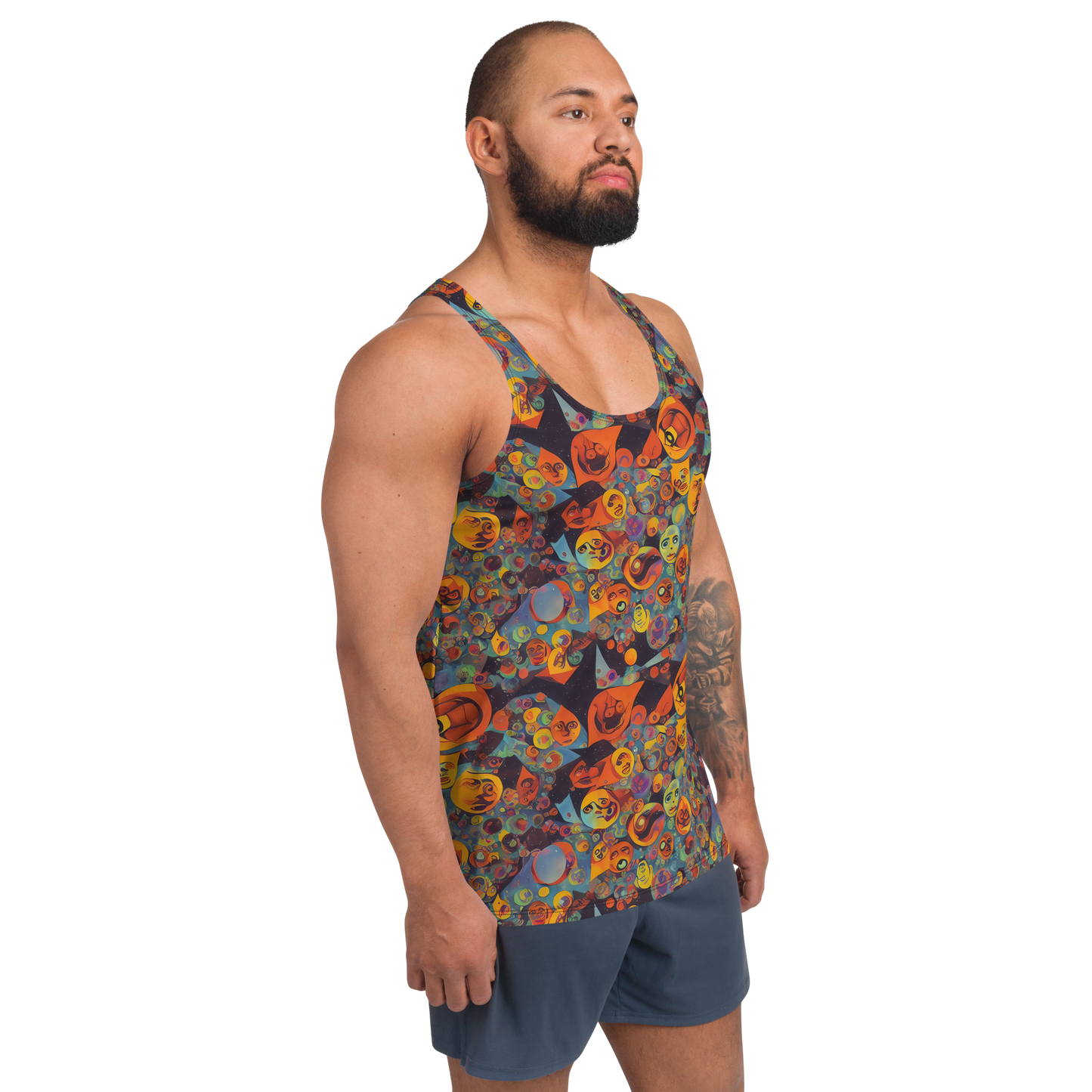 Men's Tank Top - Galactic Faces