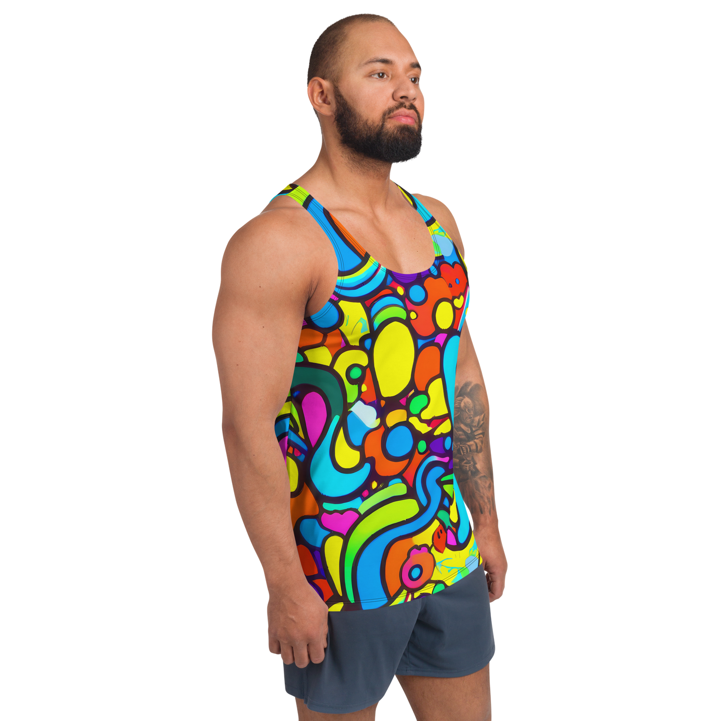 Men's Tank Top - Chromadoodle Junction