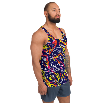 Men's Tank Top - Neon Currents