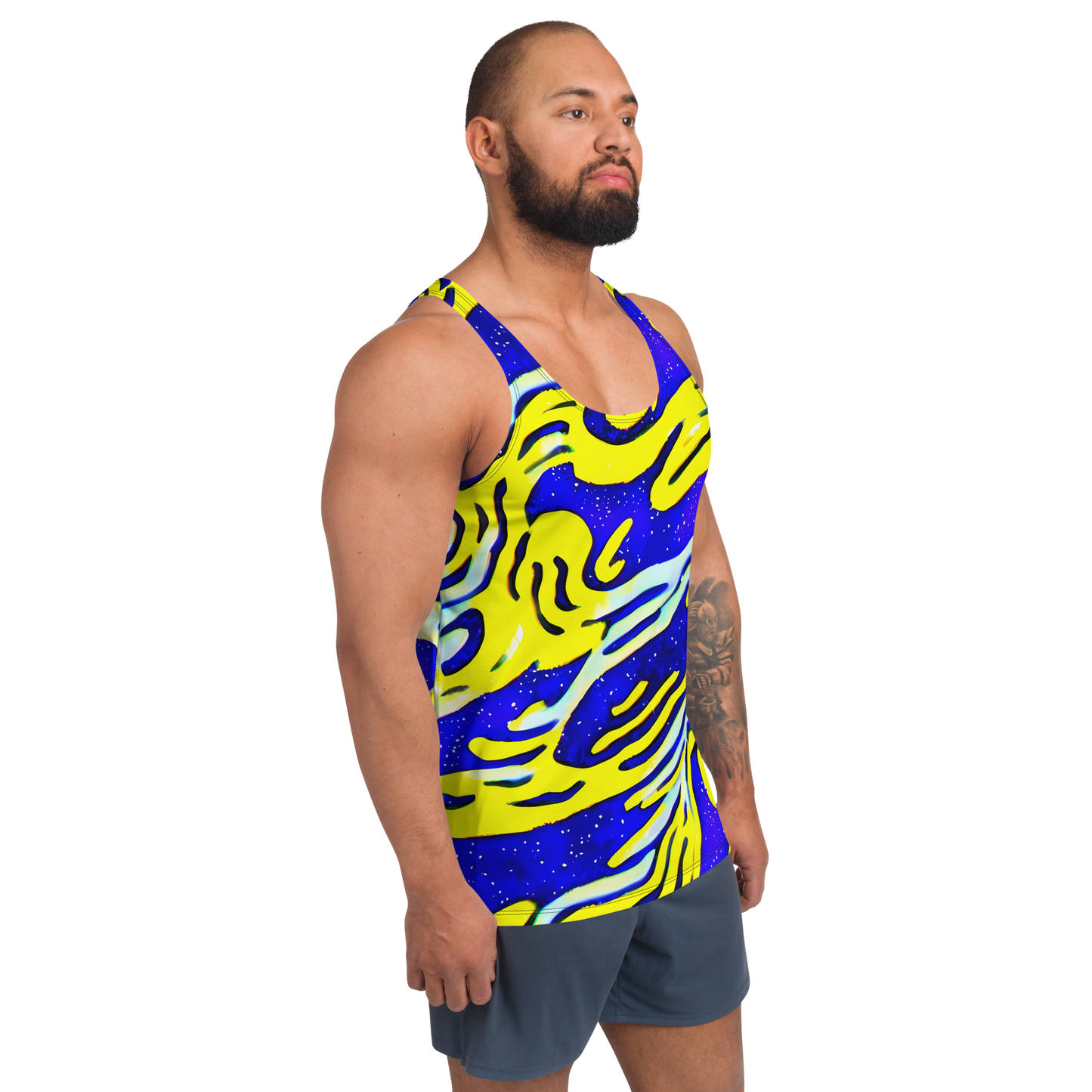 Men's Tank Top - Electric Horizon