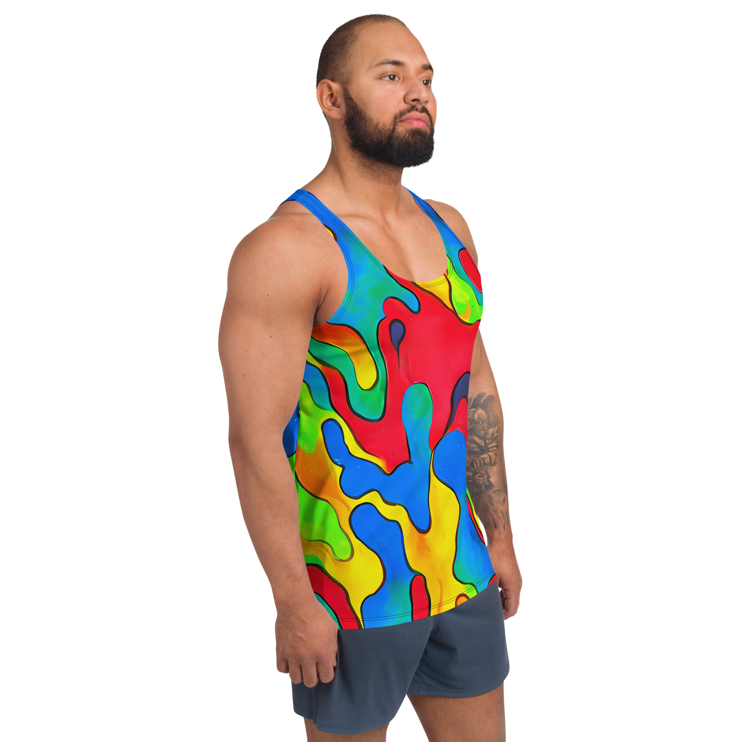 Men's Tank Top - Splash of Joy