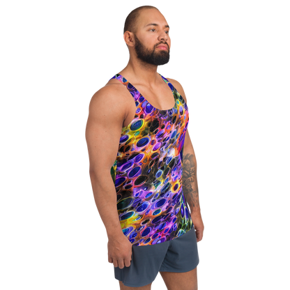 Men's Tank Top - Neon Orbits