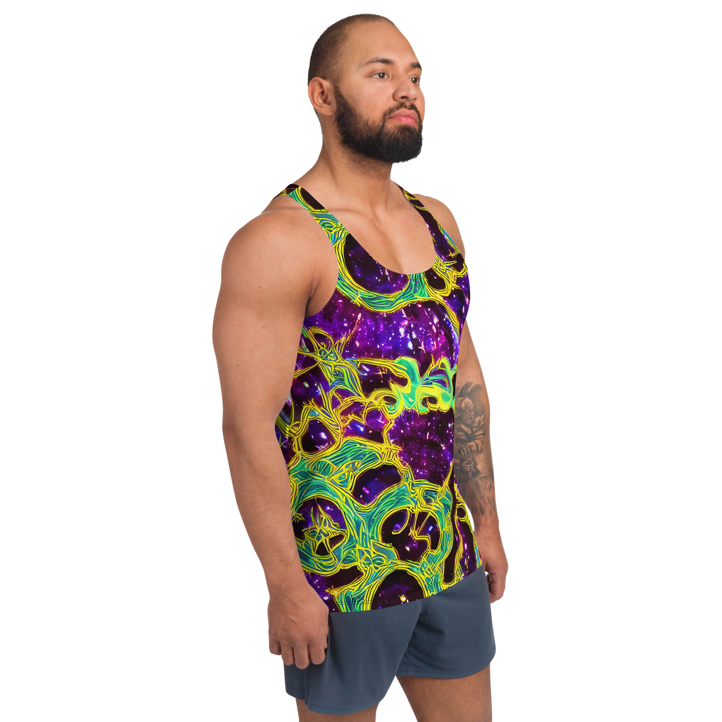 Men's Tank Top - Galactic Web