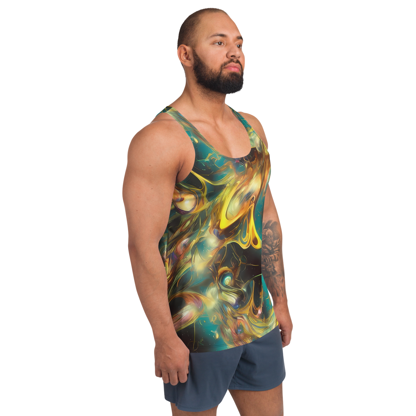 Men's Tank Top - Elegant Whirl