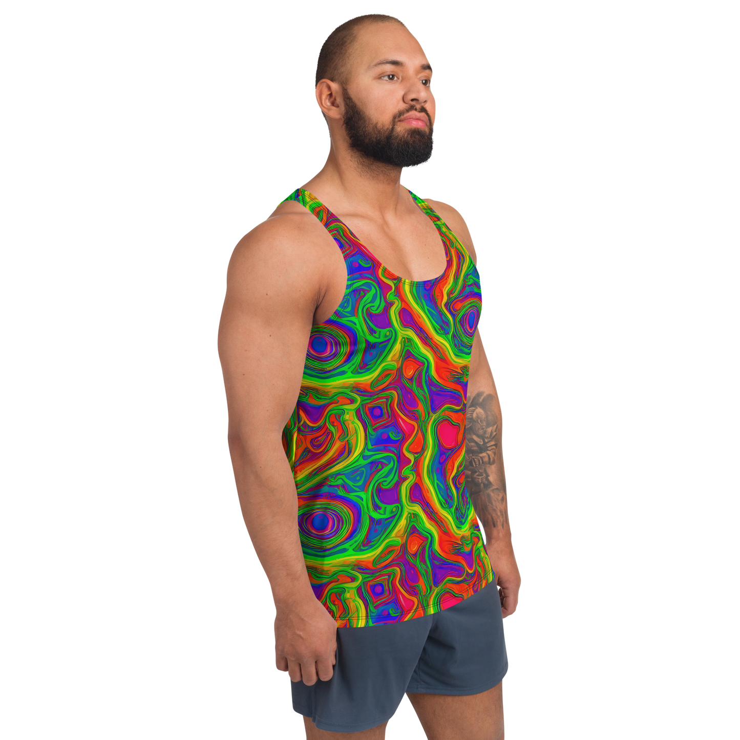 Men's Tank Top - Psychedelic Waves