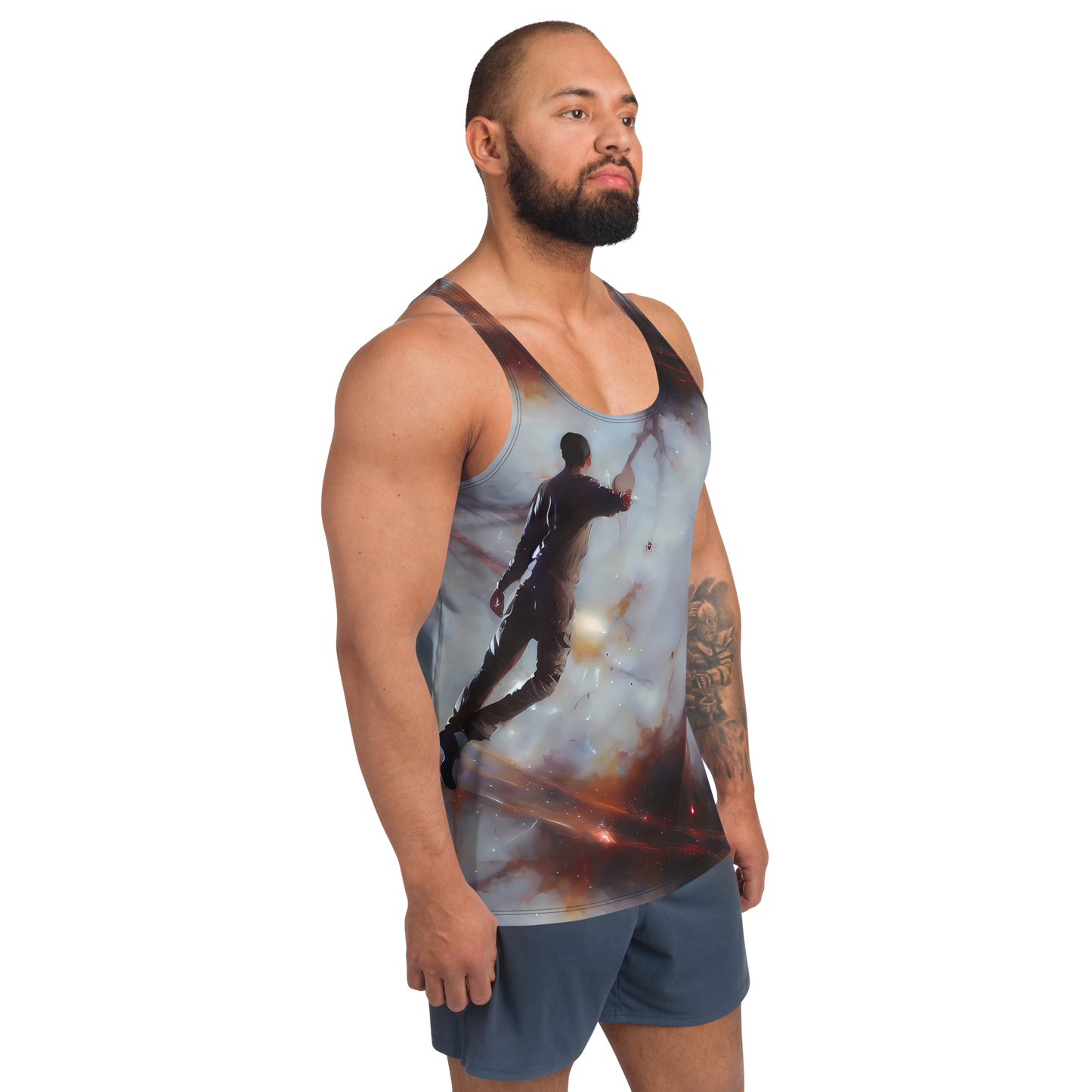 Men's Tank Top - Impressionist Void