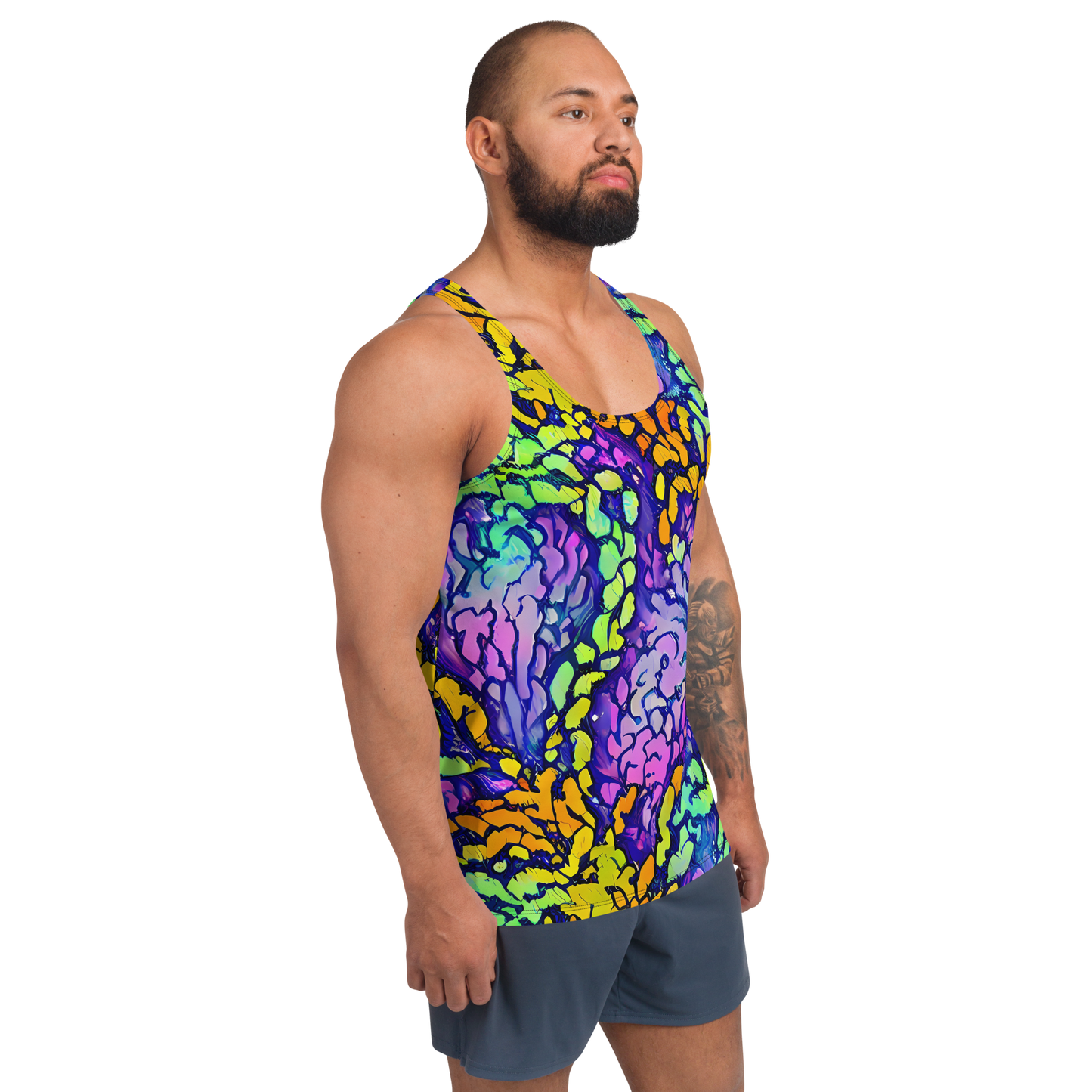 Men's Tank Top - Surreal Waveforms