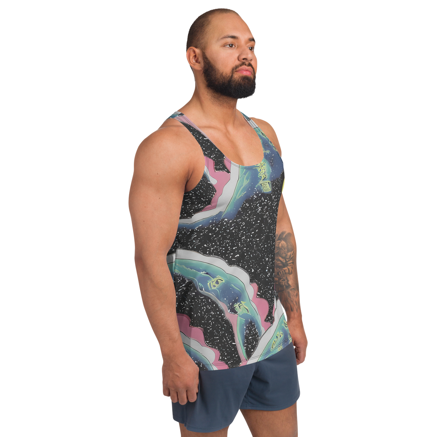 Men's Tank Top - Lunar Waves