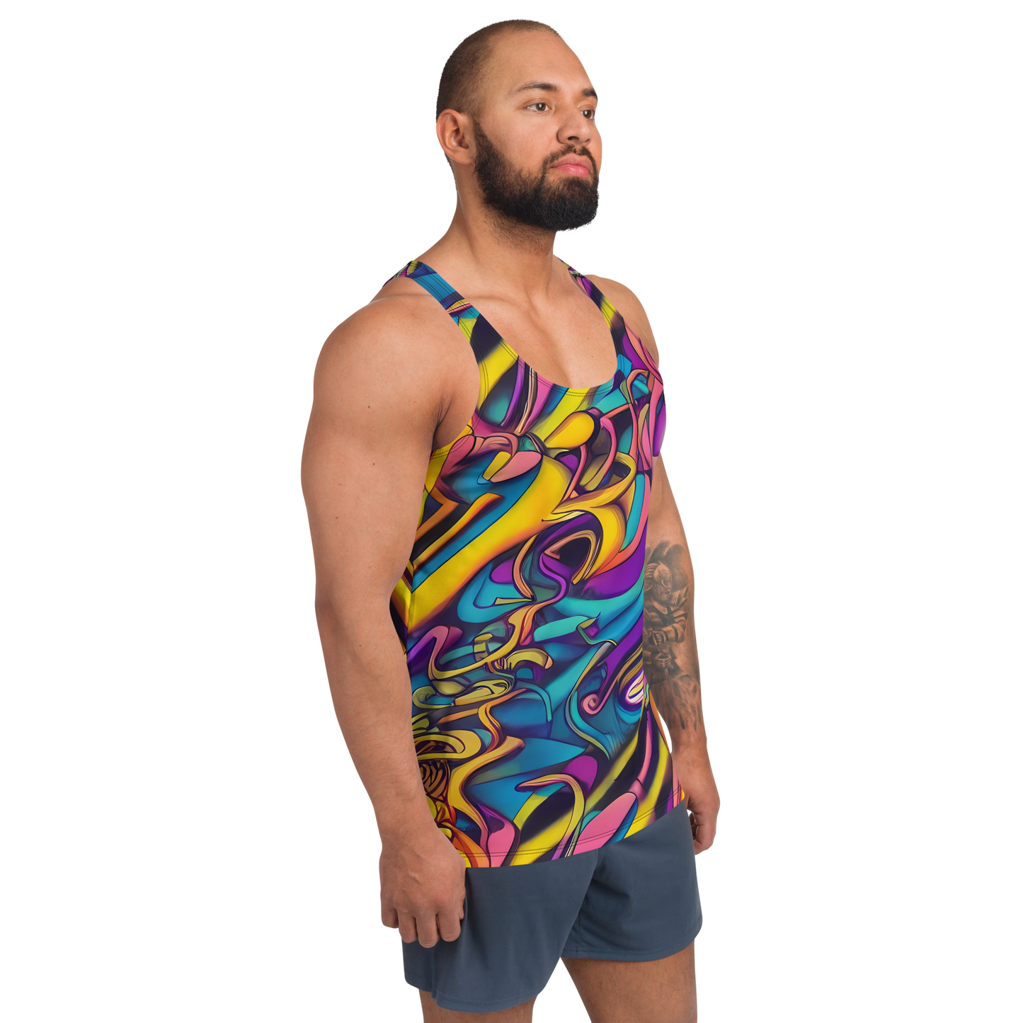 Men's Tank Top - Pre-Raphaelite Wave