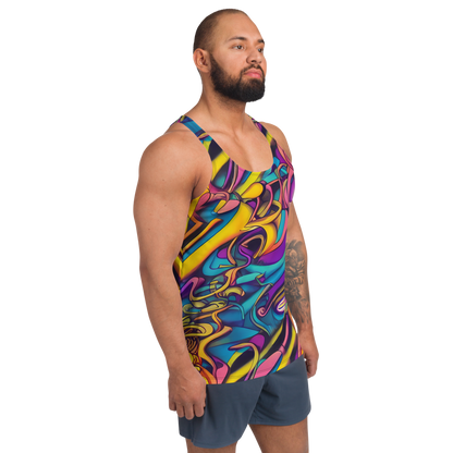 Men's Tank Top - Pre-Raphaelite Wave