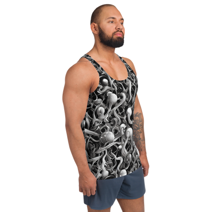 Men's Tank Top - Fluid Monochrome