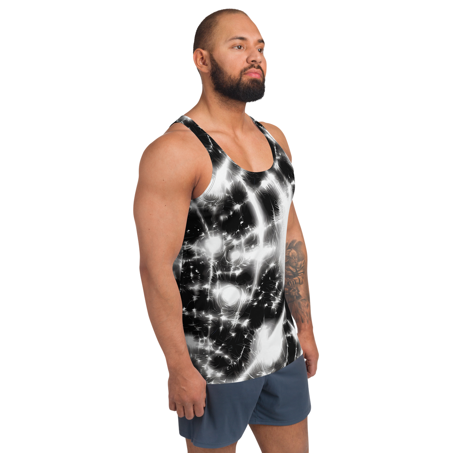 Men's Tank Top - Electric Nightfall