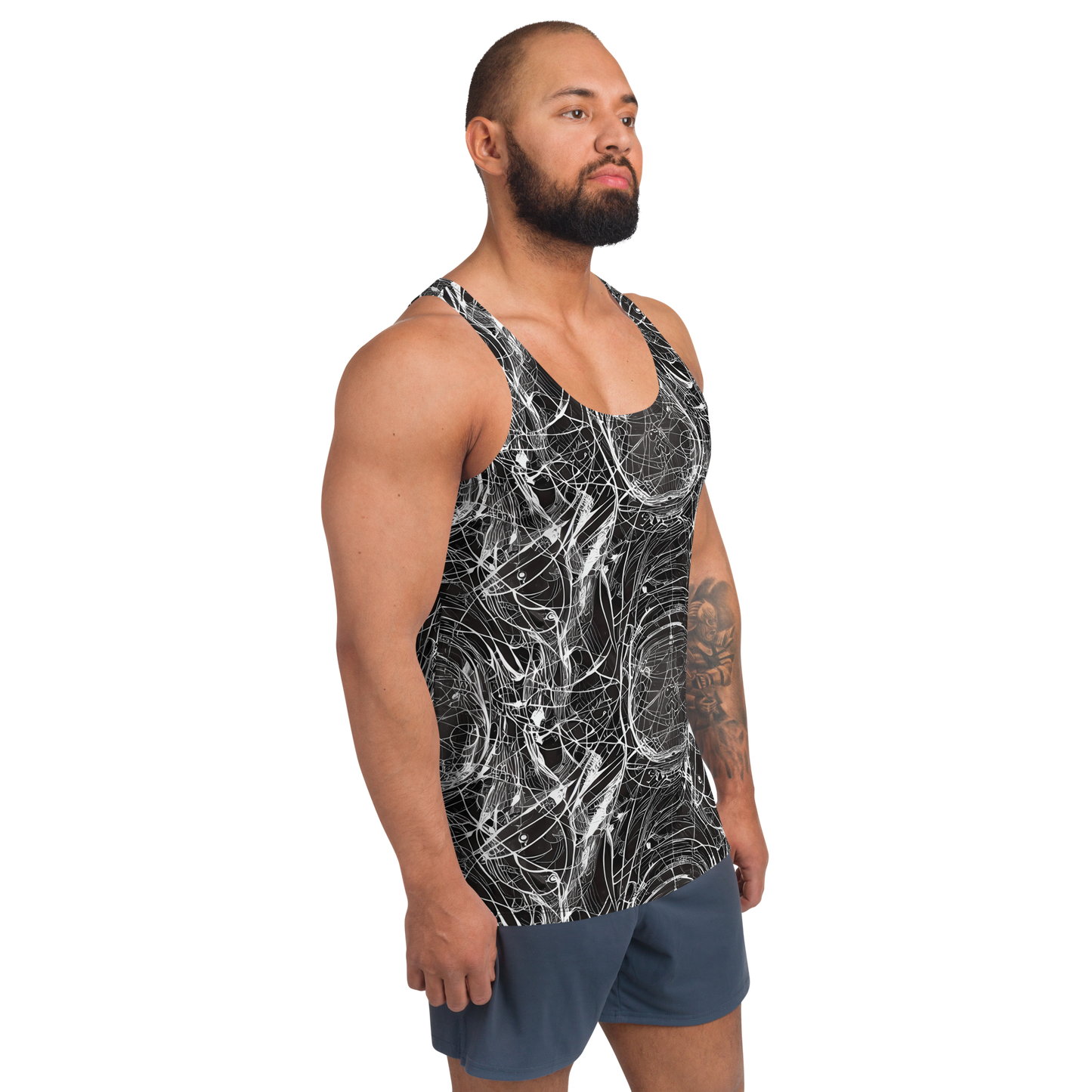 Men's Tank Top - Nexus of Lines