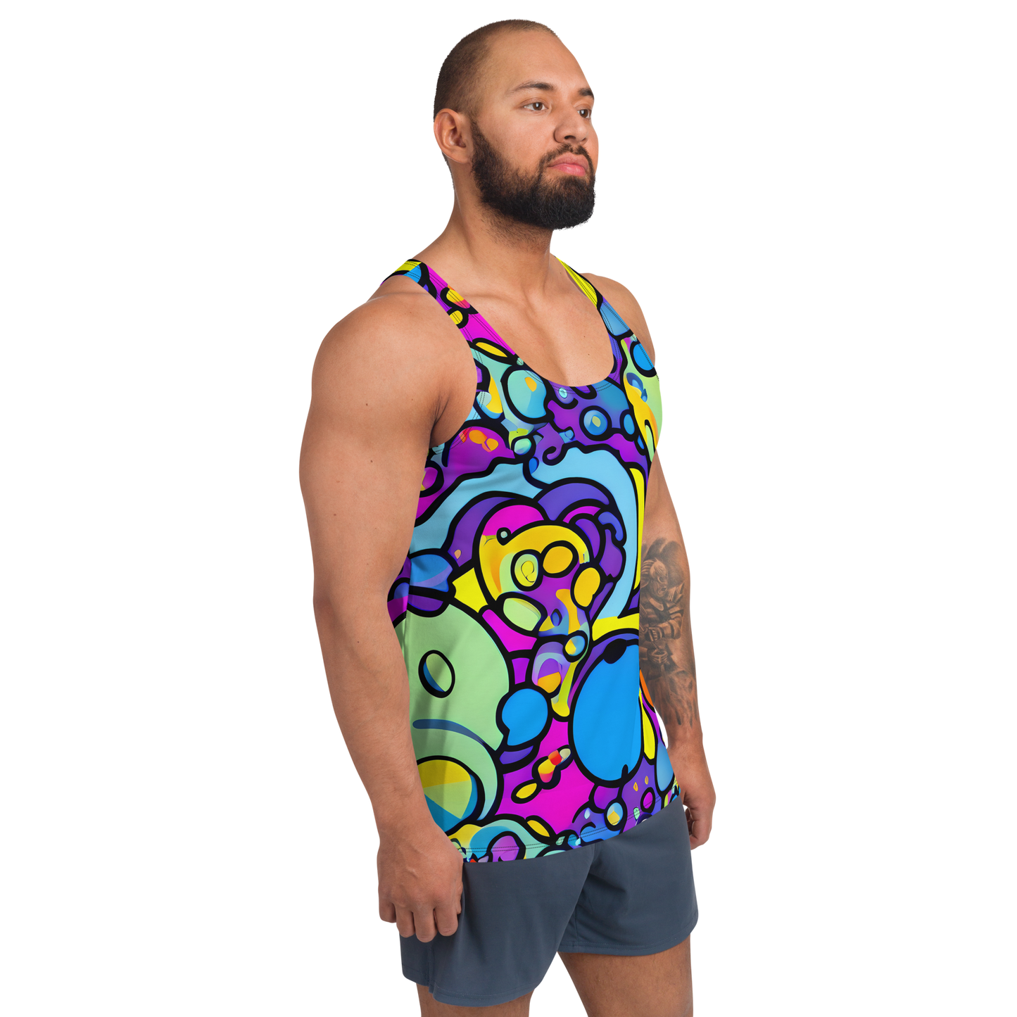 Men's Tank Top - Radiant Lagoon