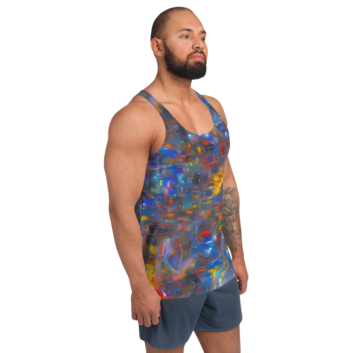 Men's Tank Top - Abstract Conflux