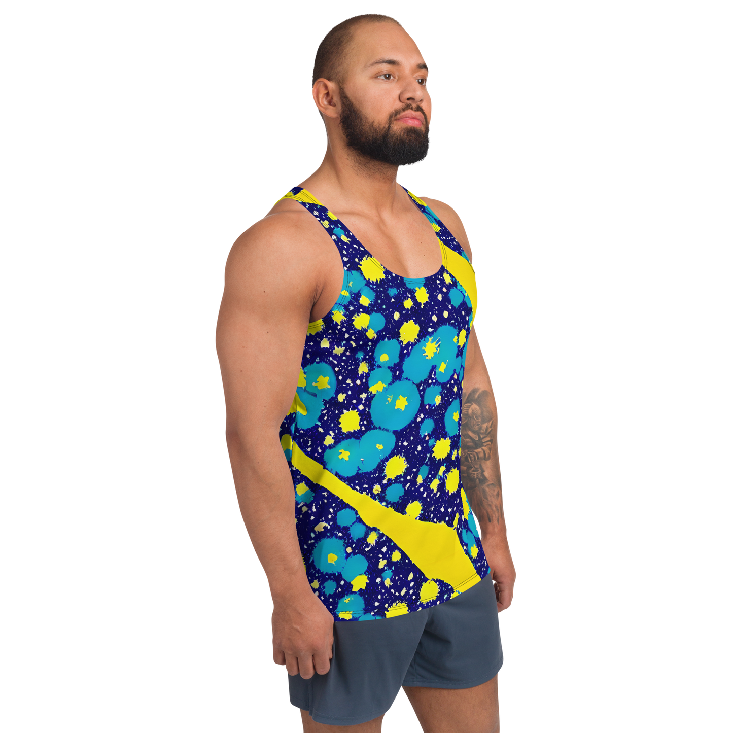 Men's Tank Top - Starburst Splash
