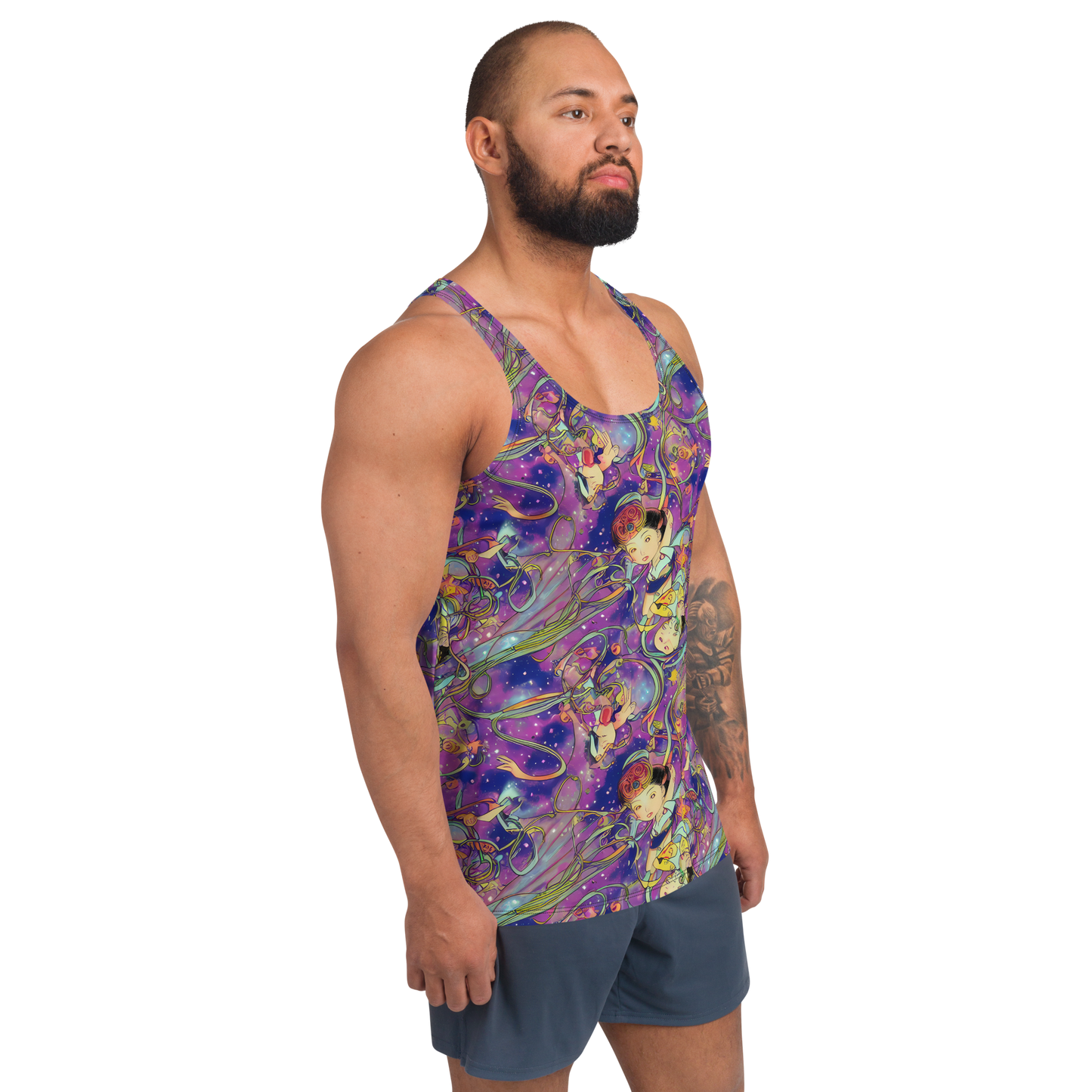 Men's Tank Top - Spiral of Stardust