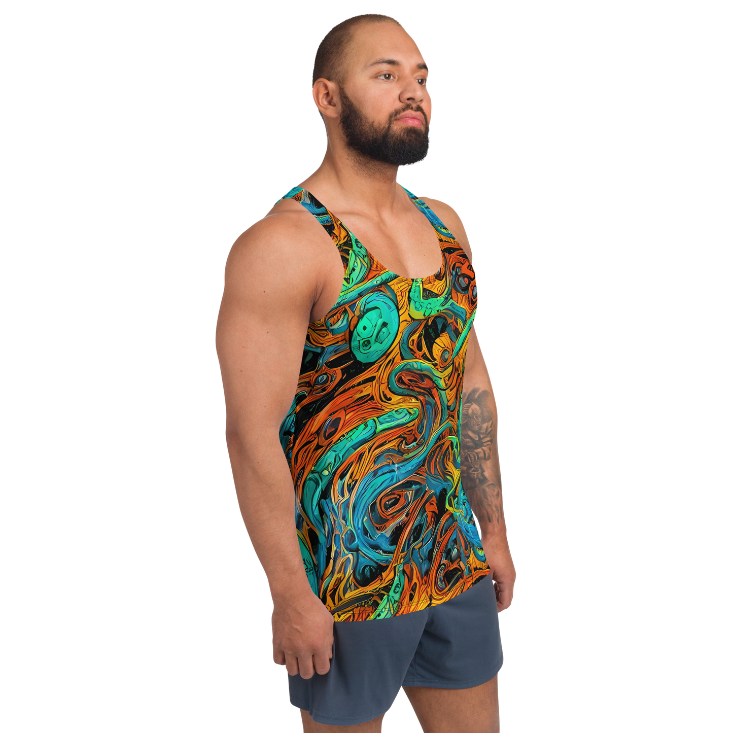 Men's Tank Top - Flaming Mirage