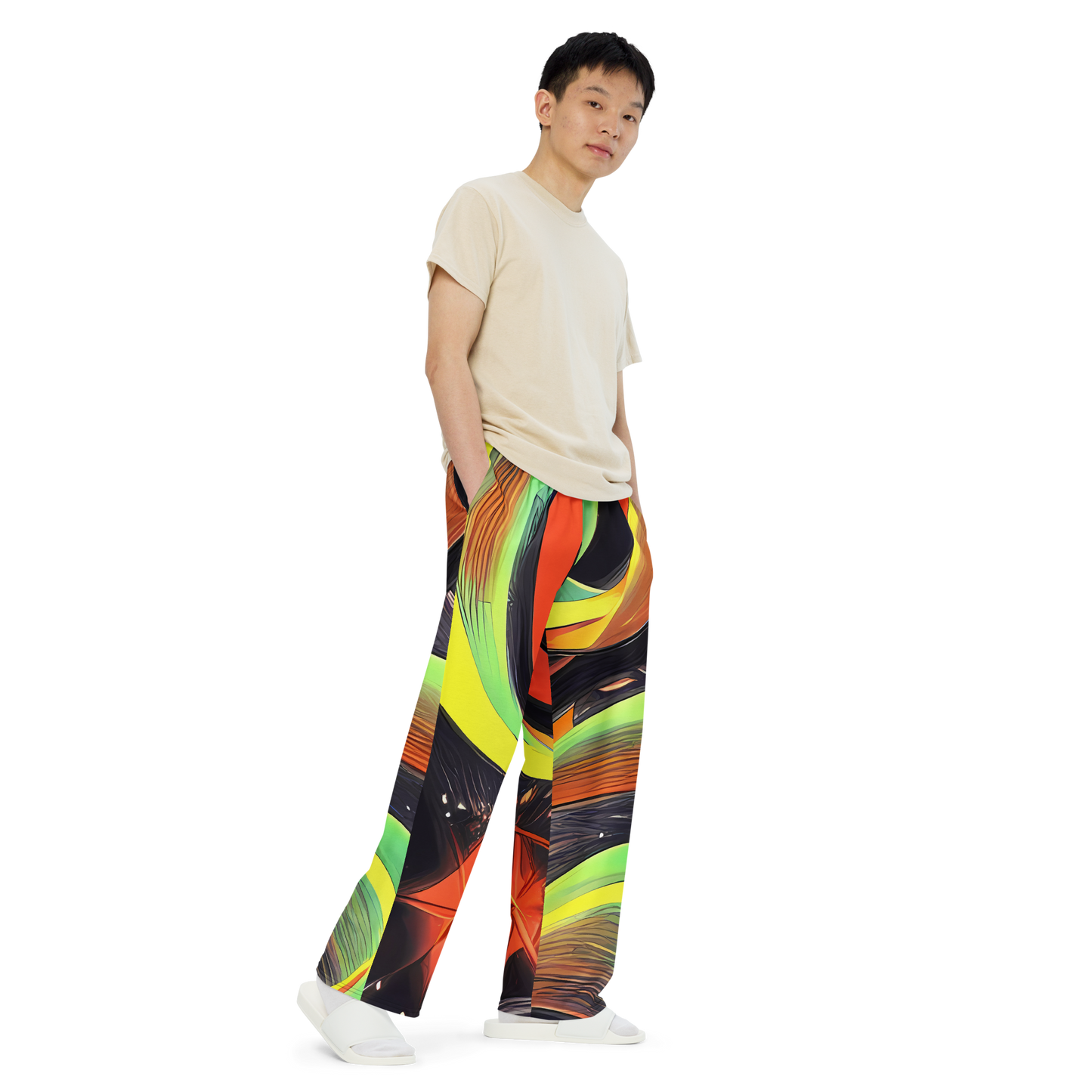 Wide-Leg Pants - Tenggren Whirl