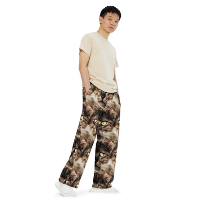 Wide-Leg Pants - Feline Reverie